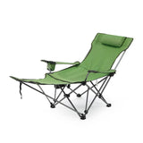 Outdoor folding chair recliner