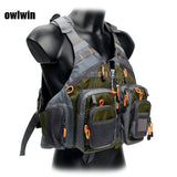 Owlwin life vest life jacket fishing outdoor sport flying  men respiratory jacket safety vest survival utility vest