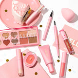 PINKFLASH 1 Anniversary Full Face Makeup Sets Liquid Concealer Foundation Beauty Lip Gloss Mascara Eyeliner Face Blush Cosmetic