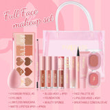 PINKFLASH 1 Anniversary Full Face Makeup Sets Liquid Concealer Foundation Beauty Lip Gloss Mascara Eyeliner Face Blush Cosmetic