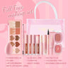 PINKFLASH 1 Anniversary Full Face Makeup Sets Liquid Concealer Foundation Beauty Lip Gloss Mascara Eyeliner Face Blush Cosmetic