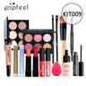 POPFEEL Makeup Full Kit Female Make Up Set Eye Shadow Eyeshadow Palette Lip Gloss Mascara Eyeliner Brushes Bag Make-up for Women