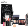 POPFEEL Makeup Full Kit Female Make Up Set Eye Shadow Eyeshadow Palette Lip Gloss Mascara Eyeliner Brushes Bag Make-up for Women