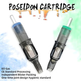 POSEIDON 50PCS Mixed Professional RL RS RM M1 Tattoo Cartridge Needles with Membrane Safety Cartridges Disposable Tattoo Needle