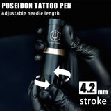 POSEIDON Tattoo Machine Kit Tattoo Pen Kit With Power Supply RCA Interface Tattoo Kit Tattoo Gun Kit for Tattoo Beginners