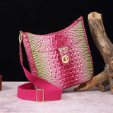 PU Crocodile Pattern Handbags Bags for Woman 2024 Ladies Hand Bags Women's Crossbody Bags Purse Clutch Phone Wallet Shoulder Bag