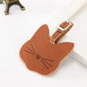 PU Leather Luggage Tag Suitcase Bag Label Portable Baggage Boarding Bag ID Address Name Holder Tag Travel Accessories