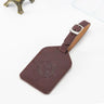 PU Leather Luggage Tag Suitcase Bag Label Portable Baggage Boarding Bag ID Address Name Holder Tag Travel Accessories