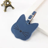 PU Leather Luggage Tag Suitcase Bag Label Portable Baggage Boarding Bag ID Address Name Holder Tag Travel Accessories