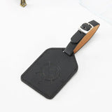 PU Leather Luggage Tag Suitcase Bag Label Portable Baggage Boarding Bag ID Address Name Holder Tag Travel Accessories