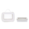 PU eather Travel Cosmetic Bag Set Colorful Classic Saffiano Portable Travel Clear PVC Cosmetic Bag TPU Wash Bag