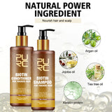 PURC Fast Hair Growth Products for Men Biotin Anti Hair Loss Oil Shampoo Conditioner Set Hair Treatment for Women Beauty Health