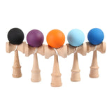 Painted Wood Kendama Toy Outdoor Fitness Balls Train Eye-hand Coordination for Children Adults Outdoor Juggling Fun Sports Ball