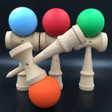 Painted Wood Kendama Toy Outdoor Fitness Balls Train Eye-hand Coordination for Children Adults Outdoor Juggling Fun Sports Ball