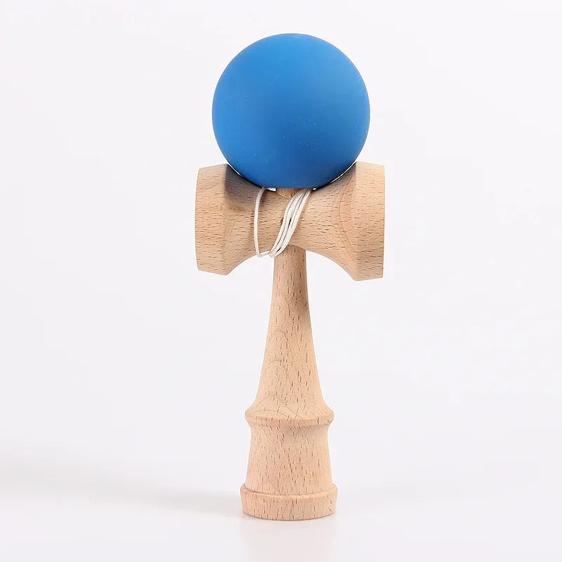 Painted Wood Kendama Toy Outdoor Fitness Balls Train Eye-hand Coordination for Children Adults Outdoor Juggling Fun Sports Ball