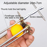 Paracord Monkey Fist Jig With Stainless Steel Adjustable Woven Tool Needle Kit DIY Outdoor Survival Keychain Maker