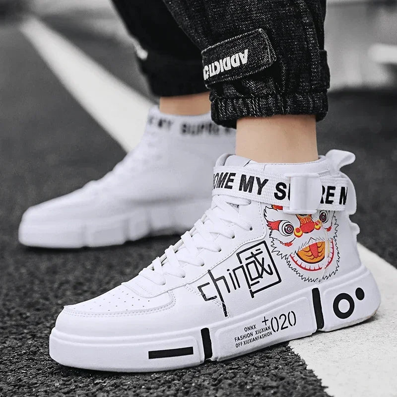 Parent-child Chinese Personalized Style Designer Men's Sneakers Cool Men's Shoes Running Shoe Casual Shoes for Men Free Shipping