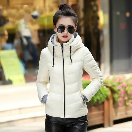 Parka Down Cotton Coat Female Jacket Autumn Winter Coat Women Clothes 2021 Korean Vintage Parkas Short Tops Manteau Femme Coat