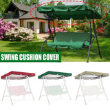 Patio Swing Canopy Replacement Dustproof Outdoor Garden Furniture Covers Swing Seat Top Cover for Yard Garden Swing Porch Seat