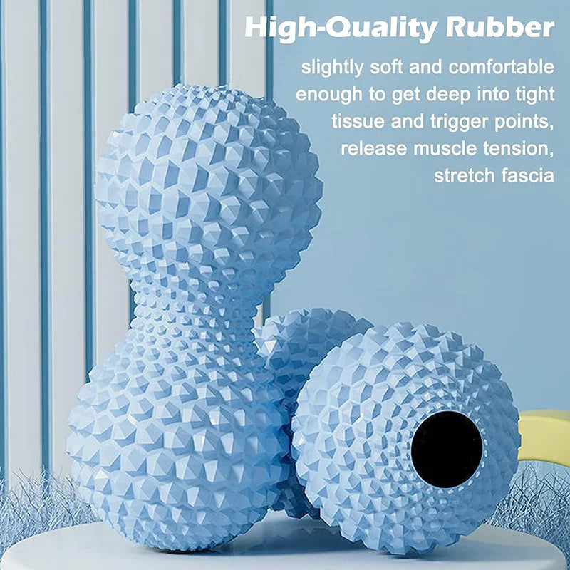 Peanut Massage Ball Yoga Fitness Ball Back Leg Foot Massage Roller Balls for Deep Tissue Muscle Relax Beauty Health Equipment