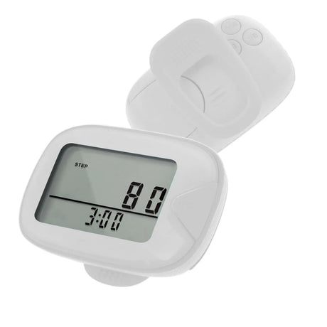 Pedometer For Walking Simple Walking Step Counter With Clip Clip On Step Counter With Memory To Track Steps Miles Calories And