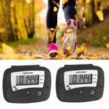 Pedometer Step Calorie Kilometer Counter Walking Run Portable Clip Digital Pocket Fitness Distance Keys Design Equipment