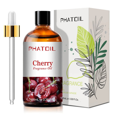 Phatoil Cranberry Fragrance Oil 100ML Essential Oil for Candle Soap Making Blueberry Cucumber Melon Green Apple Coconut Vanilla