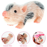 Pig Dolls Toy Set Mini Silicone Piglet Accessory Soft Lifelike Cute Mini Reborn Piglet Newborn Animal Pig Doll Toy Gift For Kids