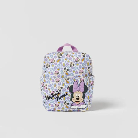 Pink Kids Girl Minnie Mickey Cartoon Print Backpack Baby Toddler Infant Kindergarten Mini Schoolbag Disney Child Preschool Bag