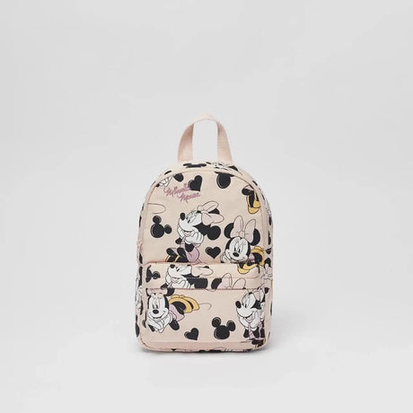 Pink Kids Girl Minnie Mickey Cartoon Print Backpack Baby Toddler Infant Kindergarten Mini Schoolbag Disney Child Preschool Bag