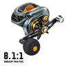 Piscifun Alijoz 400 Baitcaster Fishing Reels 38lbs Max Drag 8+1 Bearings Aluminum Frame Freshwater Saltwater Fishing Reels