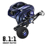 Piscifun Alijoz 400 Baitcaster Fishing Reels 38lbs Max Drag 8+1 Bearings Aluminum Frame Freshwater Saltwater Fishing Reels