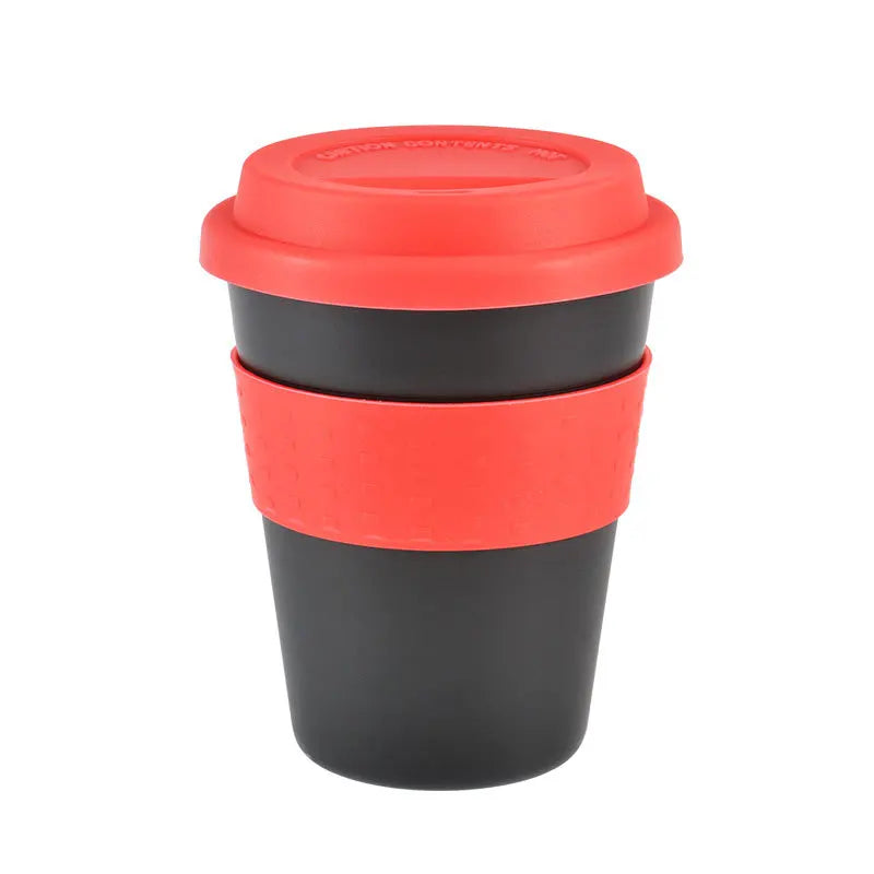 Plastic Hotel Cup Drinkware Portable With Silicone Lid Anti-fall Coffee Cups Reusable Outdoor Travel Tea Coffee Cup Mouthwash