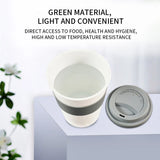 Plastic Hotel Cup Drinkware Portable With Silicone Lid Anti-fall Coffee Cups Reusable Outdoor Travel Tea Coffee Cup Mouthwash