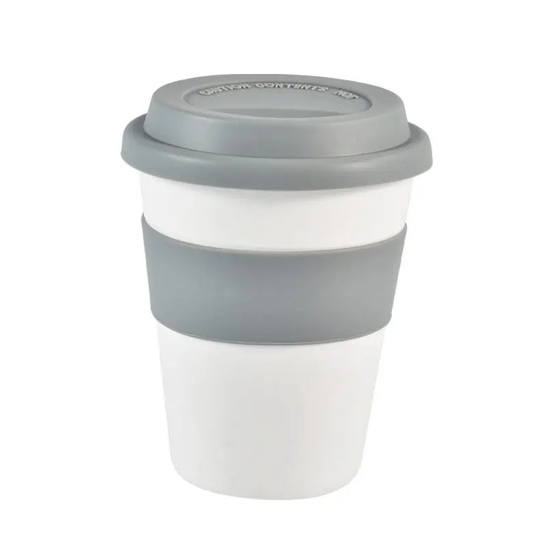 Plastic Hotel Cup Drinkware Portable With Silicone Lid Anti-fall Coffee Cups Reusable Outdoor Travel Tea Coffee Cup Mouthwash