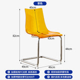 Plastic Kitchen Dining Chairs Stool Ergonomic Conference Tables Dining Chairs Minimalist Lounge Makeup Sillas Home Furniture