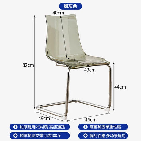 Plastic Kitchen Dining Chairs Stool Ergonomic Conference Tables Dining Chairs Minimalist Lounge Makeup Sillas Home Furniture