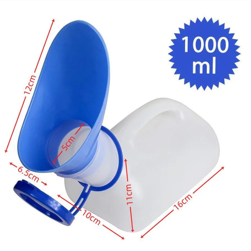 Plastic Unisex Portable Mobile Urinal Toilet Aid Bottle Outdoor Camping Car Journey Travel Kit Male Female Urine Bottle