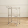 Plastics Transparent Salon Trolleys Serving Storage Waterproof Wheel Cart Square Unusual Muebles De Cocina Dinning Set Furniture