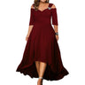 Plus Size Formal Occas Dress for Women 2024 Spring Summer Elegant Evening Party Large Size Sexy Slim Mini Vestidos Long Skirt