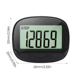 Pocket Pedometer Step Counter Step Counter With Built-in Clip Large Screen Step Counter With 21/24Hours Clock To Track Steps