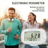 Pocket Pedometer Step Counter Step Counter With Display And Clip Memory Accurate Step Counter Walking Distance Calorie Counter