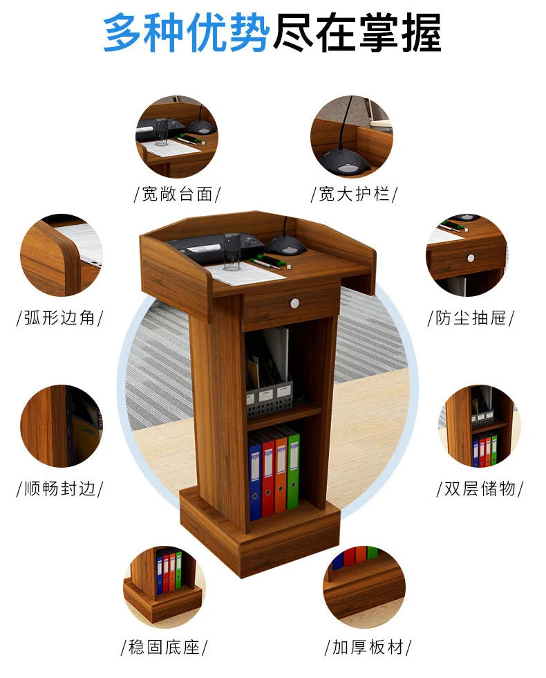 Podium Podium Speech Table  Hotel Welcome Desk Reception Desk Shopping Guide Information Desk Host Emcee's Desk Cashier Desk