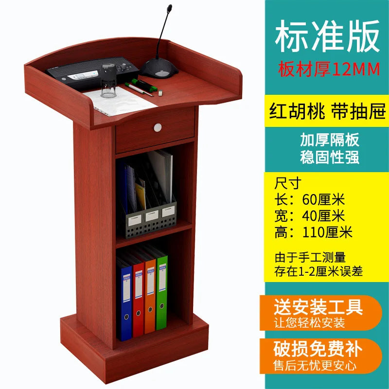 Podium Podium Speech Table  Hotel Welcome Desk Reception Desk Shopping Guide Information Desk Host Emcee's Desk Cashier Desk