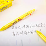 Pokemon Cartoon Kawaii Gel Pen 0.5mm Cute Stationary Supplies Office Accessories Pikachu Pen Childern School Supplies Kids Toys