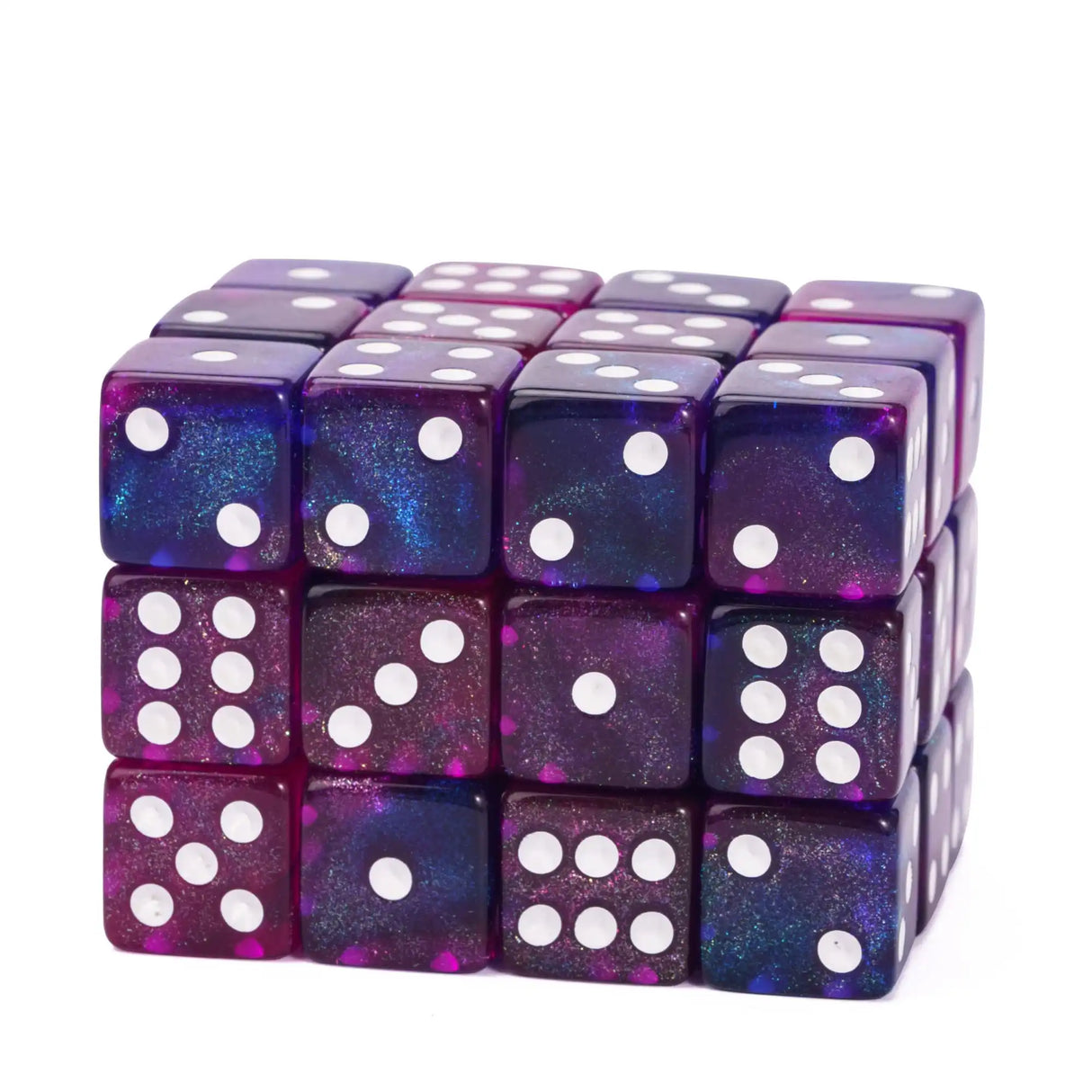 Poludie 10Pcs D6 Six Sides Dice 16mm Funny Games Dice for RPG Club Gambling Desktop Party Bar Board Game Table Accessories