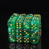 Poludie 10Pcs D6 Six Sides Dice 16mm Funny Games Dice for RPG Club Gambling Desktop Party Bar Board Game Table Accessories