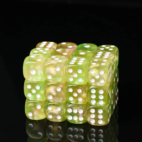 Poludie 10Pcs D6 Six Sides Dice 16mm Funny Games Dice for RPG Club Gambling Desktop Party Bar Board Game Table Accessories