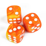 Poludie 10Pcs D6 Six Sides Dice 16mm Funny Games Dice for RPG Club Gambling Desktop Party Bar Board Game Table Accessories