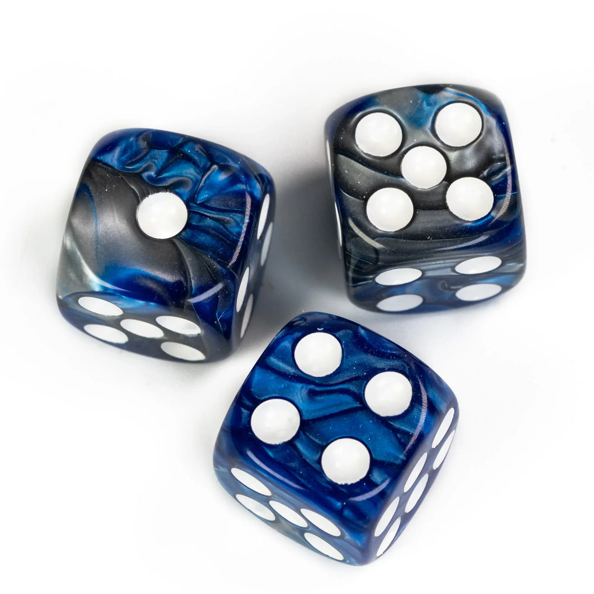 Poludie 10Pcs D6 Six Sides Dice 16mm Funny Games Dice for RPG Club Gambling Desktop Party Bar Board Game Table Accessories